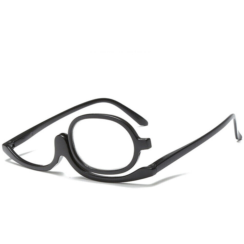 Women Eyeglasses Make-up Magnifying Glasses Foldable Reading Flip Down Glasses