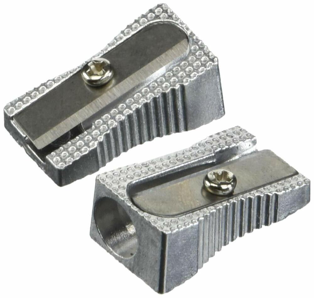 Metal Double Hole Pencil Sharpener Double and Single Hole