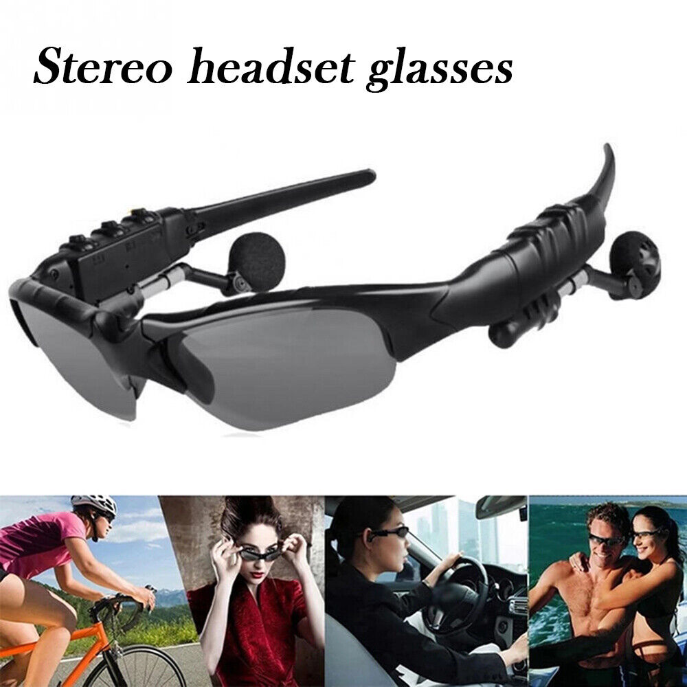 Wireless Bluetooth 5.0 Sunglasses 2 In 1 Audio Stereo Headset Polarized Glasses