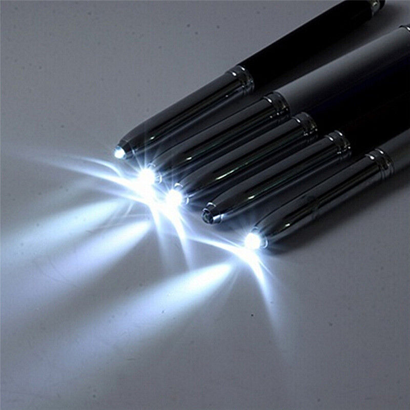 3 in 1 Touch Screen Stylus Ballpoint Pen With LED Flash Light For Iphongo