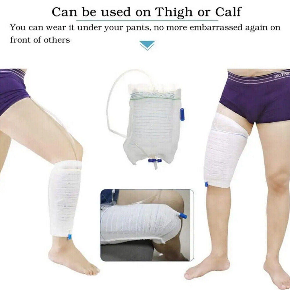 Urine Bag Holder Leg Sleeve S-XL For Urine Drainage Bags Strap Holder Urinary