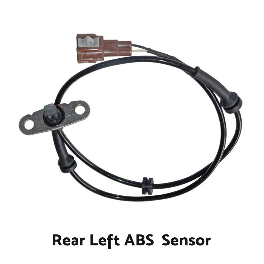 2x Rear Left & Right ABS Sensor for 2005-2014 Nissan Navara D22 D40 Ute 2.5 4.0L