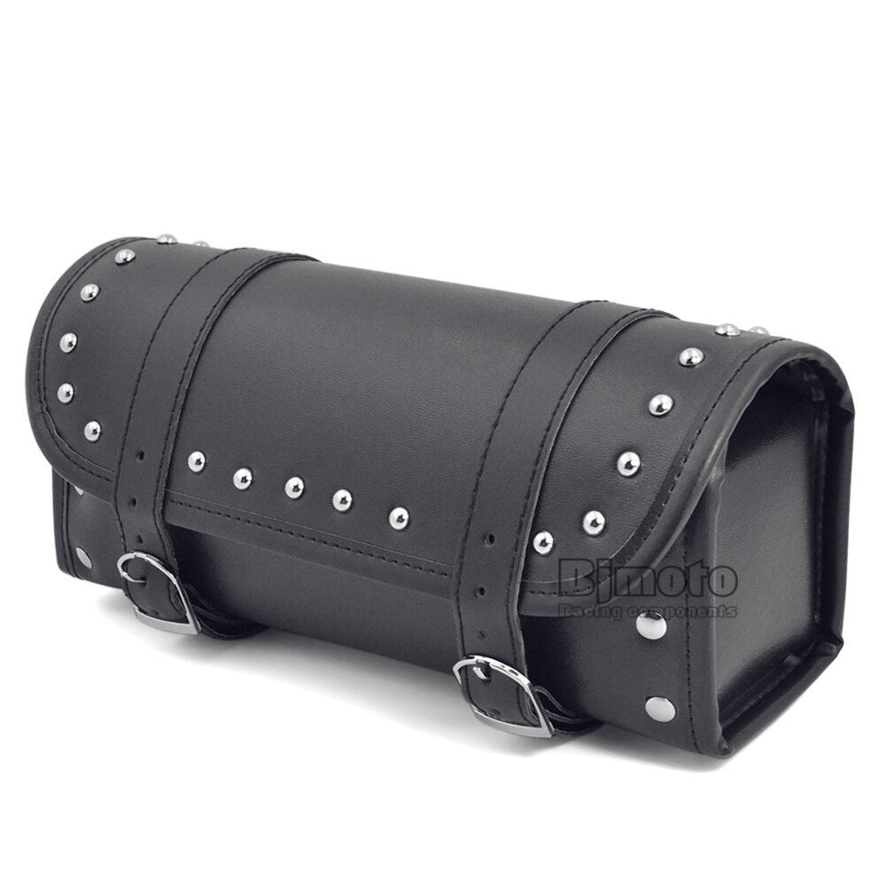 Universal Motorcycle Handlebar Saddle Bag Roll Tool Bag Luggage For Harley