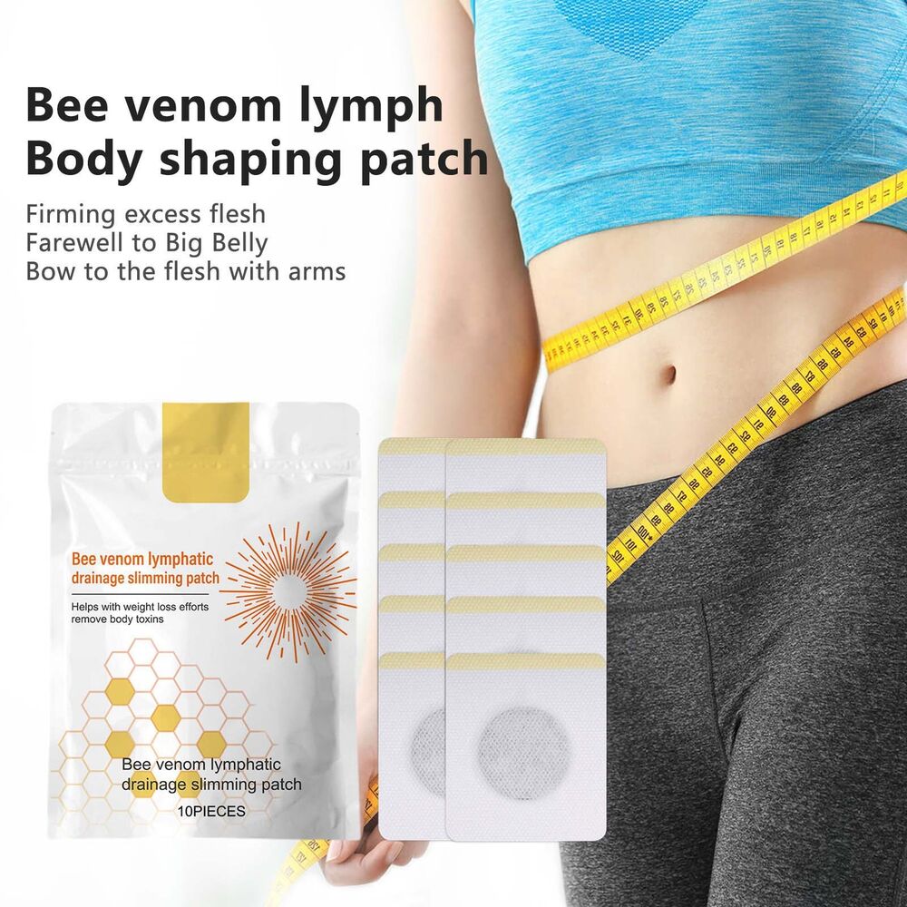 30X Bee Venom Lymphatic Drainage and Slimming Patch for Women & Men Body Slim