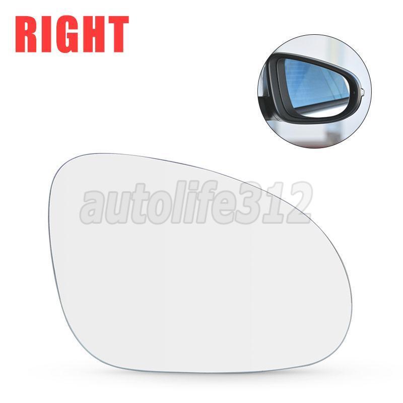 RIGHT DRIVER SIDE MIRROR GLASS RH FOR VW GOLF MK5 2004-2008 CONVEX HEATED PLATE