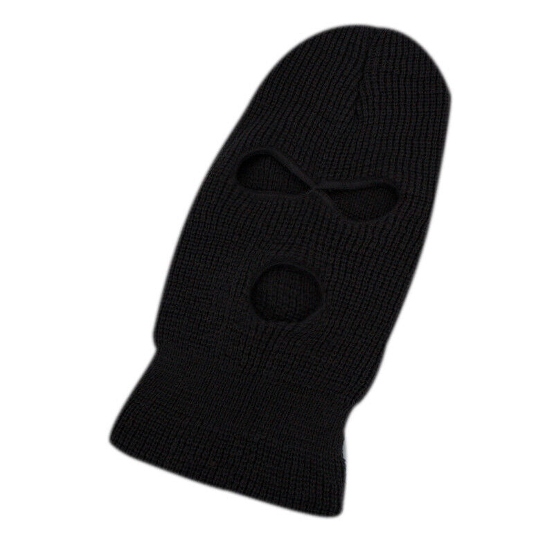 3 Holes Full Face Ski Biker Mask Winter Cap Balaclava Hood Beanie Warm Hat Cover