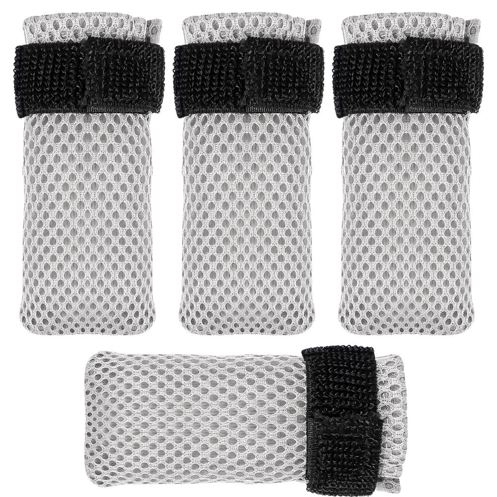 4Pcs Cat Mittens Adjustable Cat Foot Covers Breathable Mesh Cat Mittens