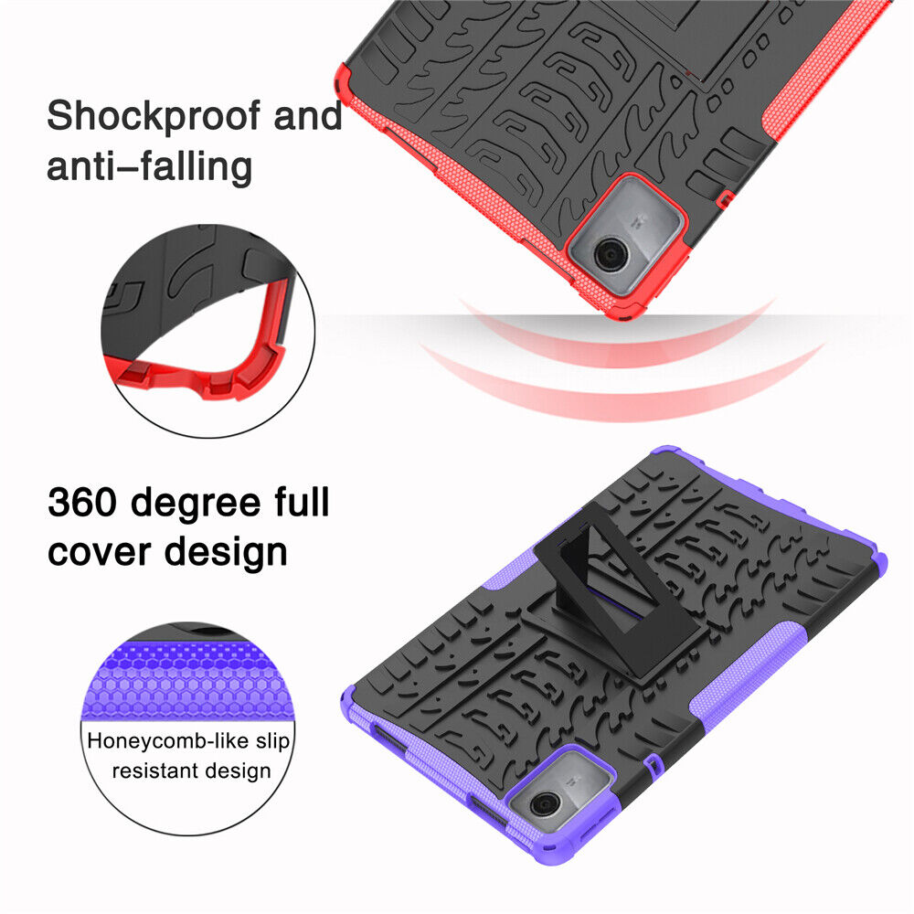 For Lenovo Tab M11 TB330FU Tablet Shockproof Heavy Duty Stand Case Rugged Cover