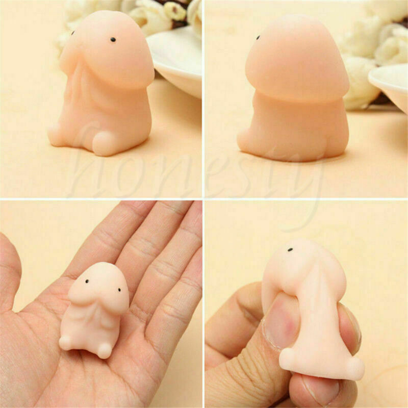 Soft Mochi Dingding Squishy Focus Squeeze Abreact Cute Healing Toy Fun Joke Gift