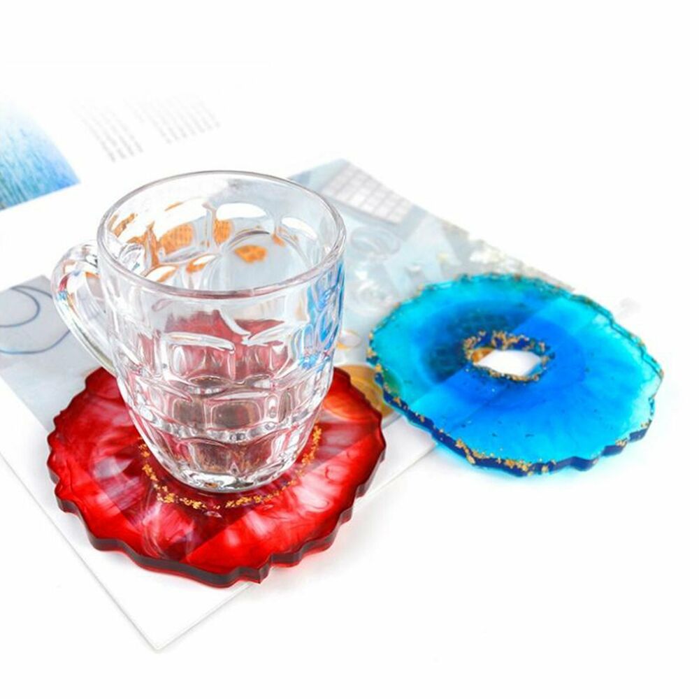 Silicone Geode Coaster Mold Resin Epoxy Casting Mould DIY Art Craft Accessori