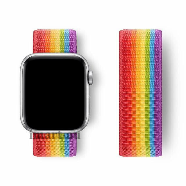 For Apple Watch Nylon Sports Band Strap Series 7 6 5 4 3 2 SE 38/40/41/42/44/45