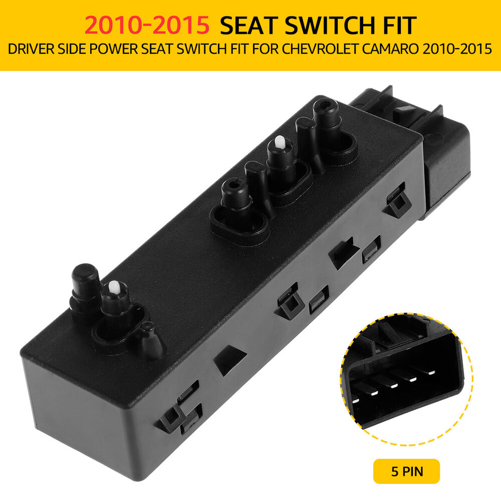 Power Seat Switch Compatible with Camaro 2010-2015 Durable Front Left pafii