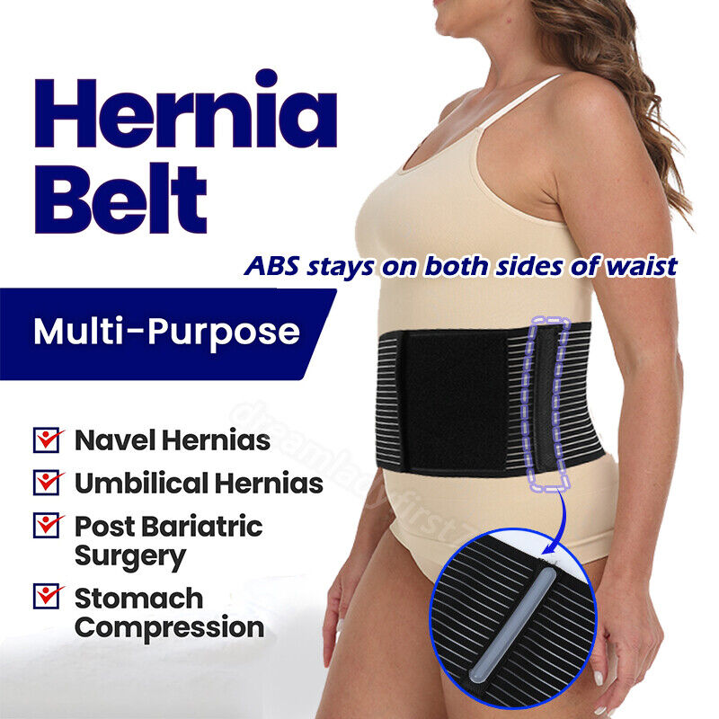 PREMIUM Umbilical Hernia Abdominal Binder Support Belt Brace Belly Button Navel