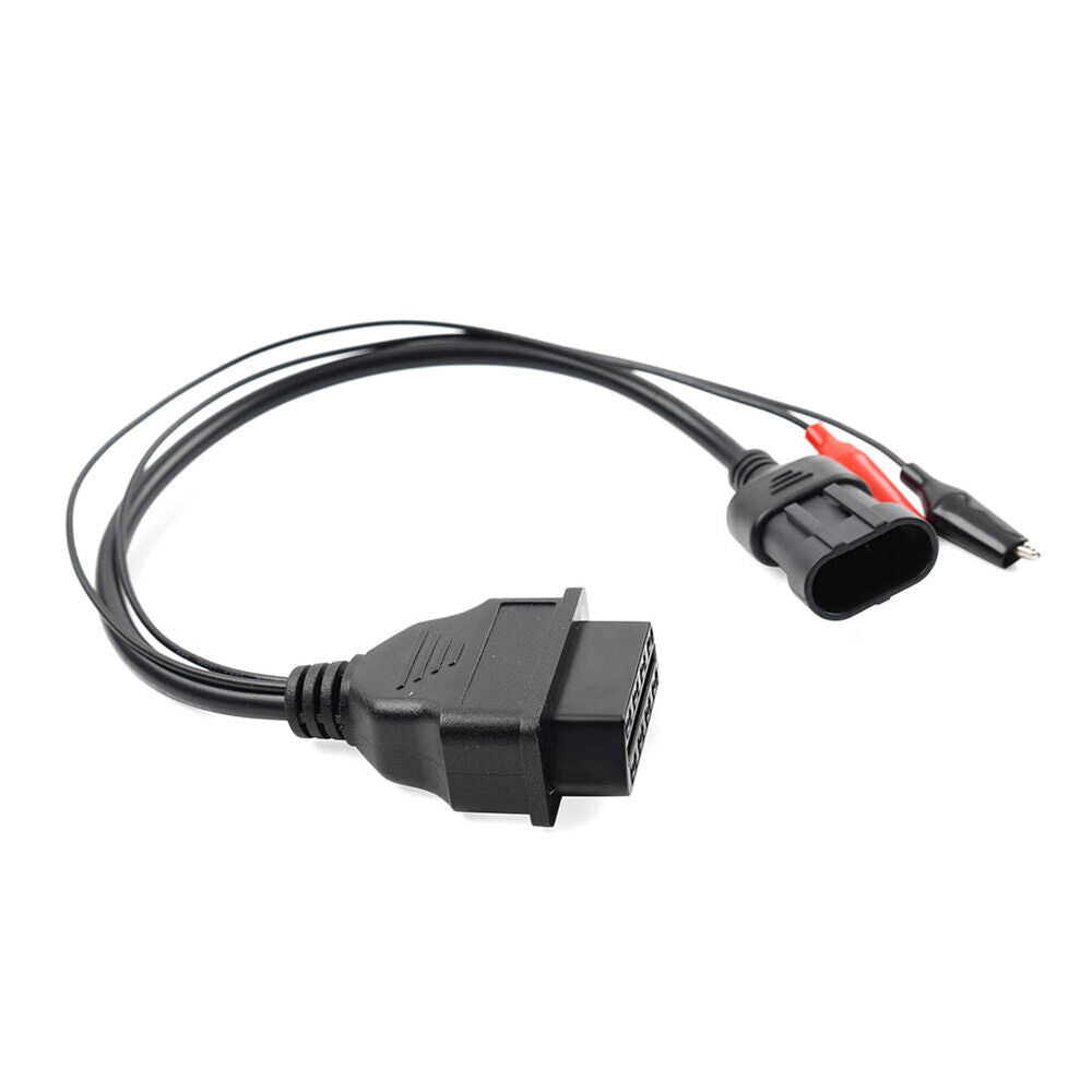 Motorcycle 3 pin To 16pin OBD2 Diagnostic Cable Adapter Connector For Cfmoto