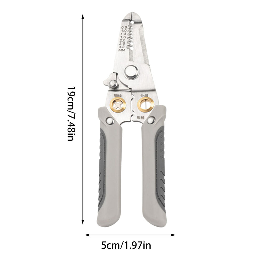 Wire Crimper Professional Cable Stripper Crimping Tool Hand Tools For Industry