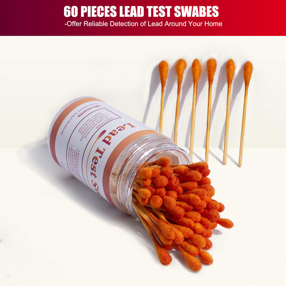 30Pcs Test Swabs Lead Paint Test Kit Instant Lead Test Kit Quick Results