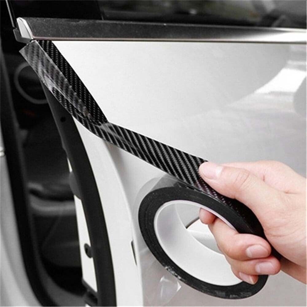 1 x Tape Carbon Fiber Car Sticker Anti Scratch Tape Protector Strip Protect Film