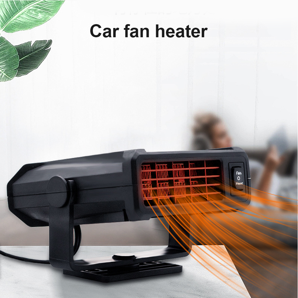 Portable Car Fan Heater Vehicle Heating Windscreen Defroster Demister 12V 300W