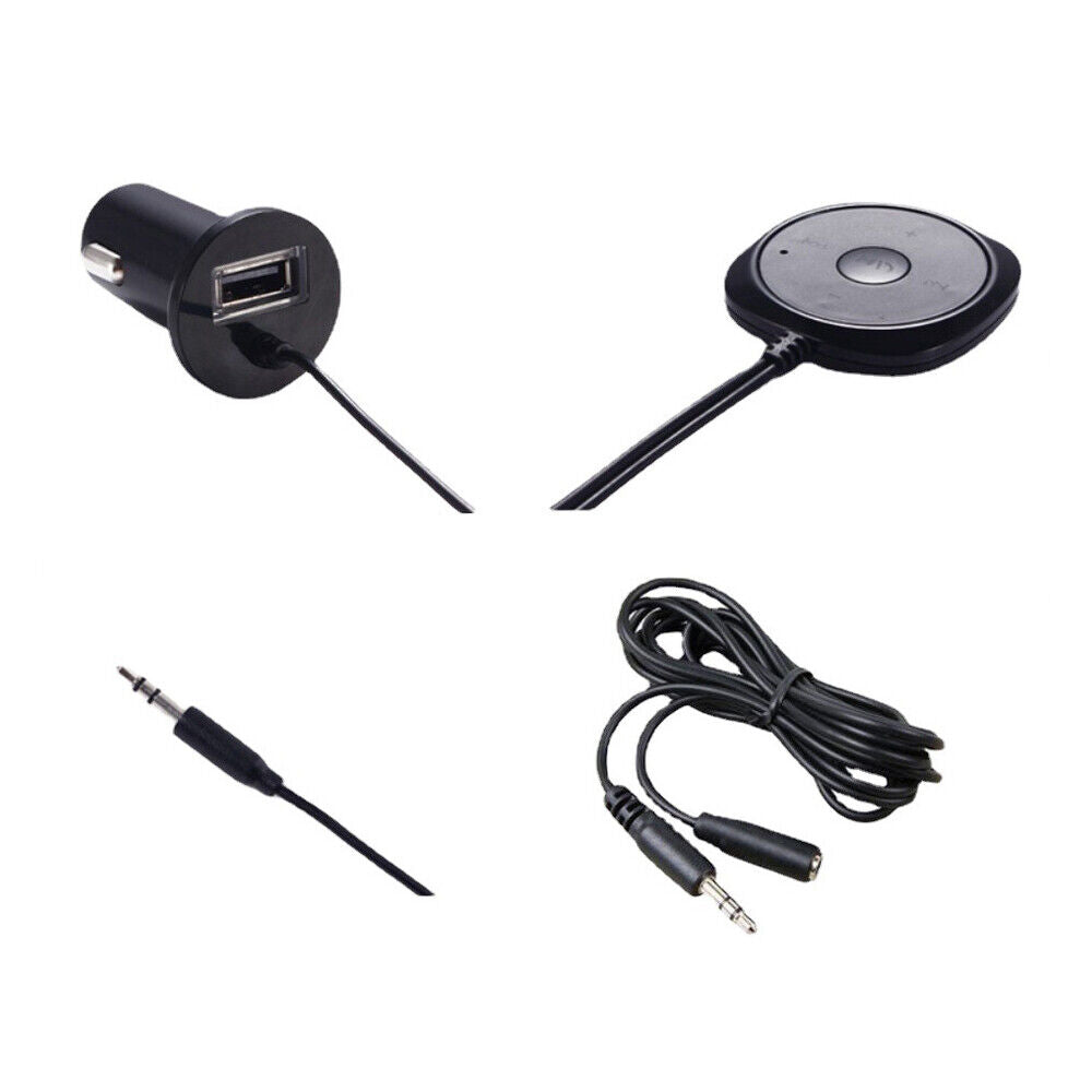 USB Charger 3.5mm Bluetooth Receiver BT to Aux Adapter Car Audio Kit with Dongle