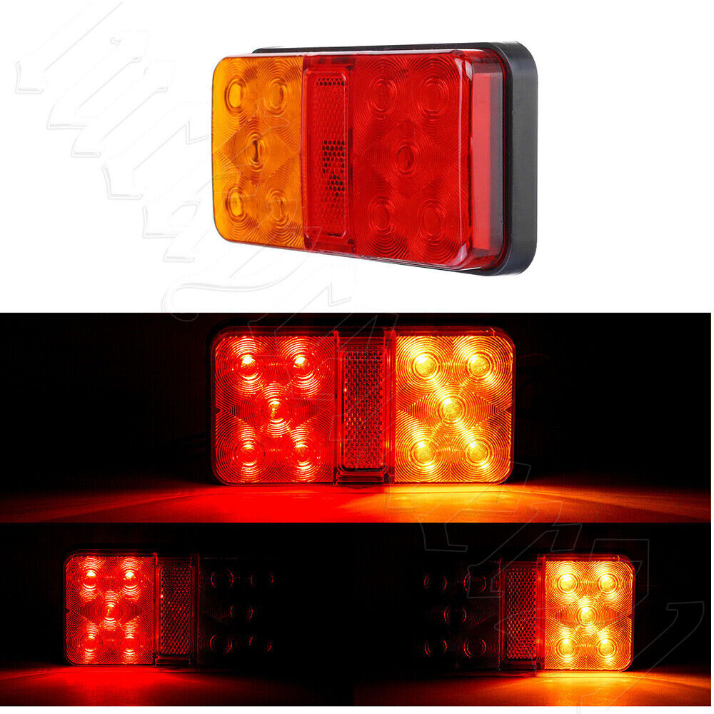 LED TRAILER TAIL LIGHTS TRUCK CARAVAN UTE BOAT Light SCREW Waterproof IP67