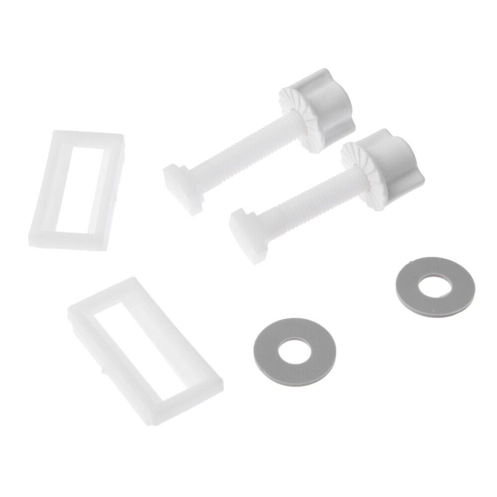 Plastic Toilet Seat Screws and Nuts& Rubber Washers Hinge Bolts Screws Hinges