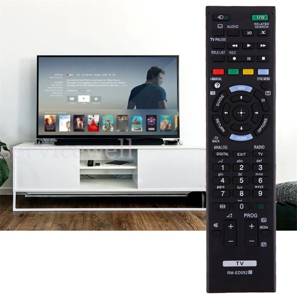 Universal TV Remote Control Replacement For Sony Bravia TV Remote RM-ED052