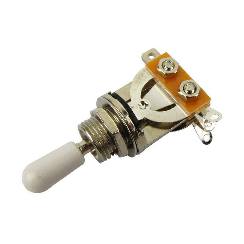 Guitar 3-way Toggle Switch, in Chrome, Black, Or Gold. Electric, Rhythm, Treble