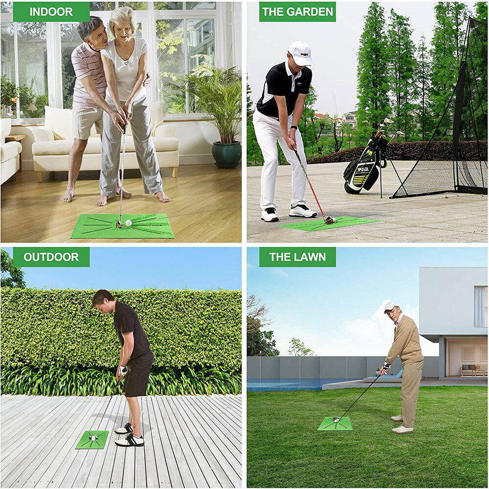 Golf Training Mat for Practice Swing Detection Batting Aid Game Trainer 30 x 60cm