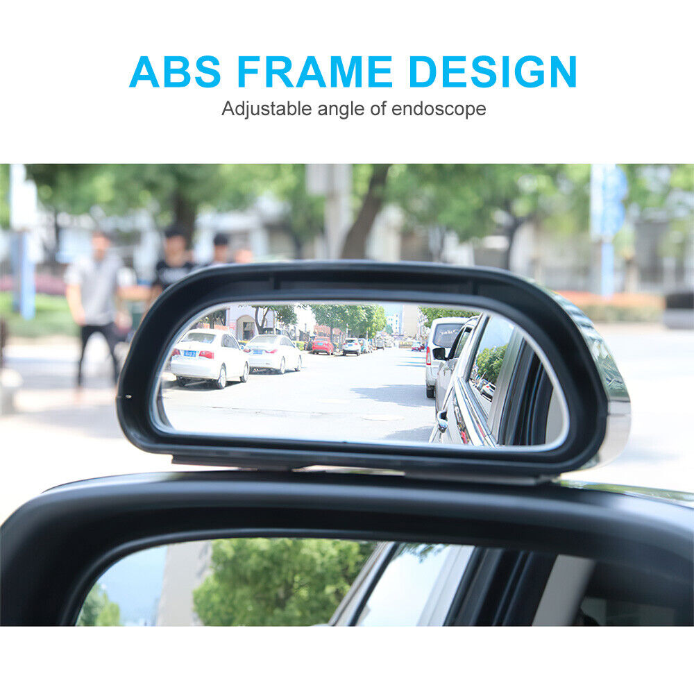 2x Adjustable Wide Angle Blind Spot Mirror for Driving Parking Safety Universal