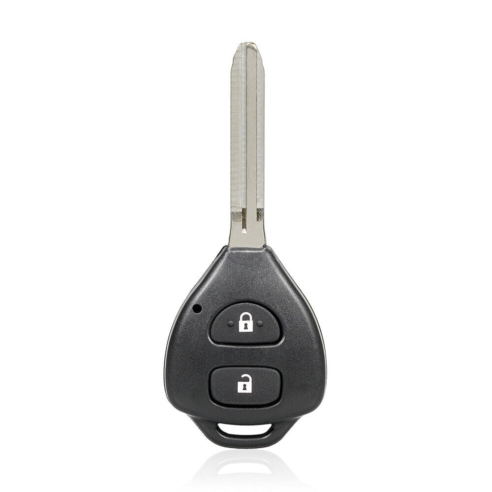 For Toyota Rav4 Corolla Camry Prado Hilux Key Shell Case Switch Remote 2 Button