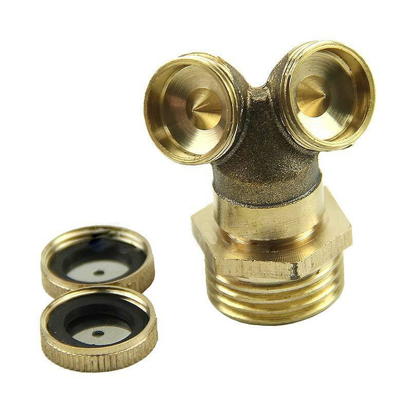 1/2" Brass Hose Connector Spray Misting Nozzle Garden Water Sprinkler Irrigation