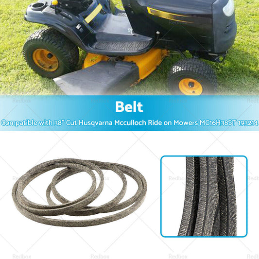 Belt Suitable For 38" Cut Husqvarna Mcculloch Ride on Mowers MC16H38ST 193214