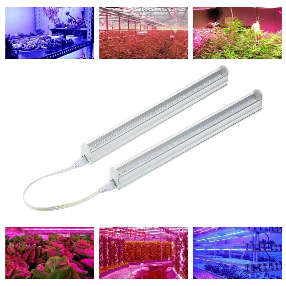 5-Pack LED Full Spectrum Grow Light Growing Veg Flower Plant Hydroponic Lamp T5