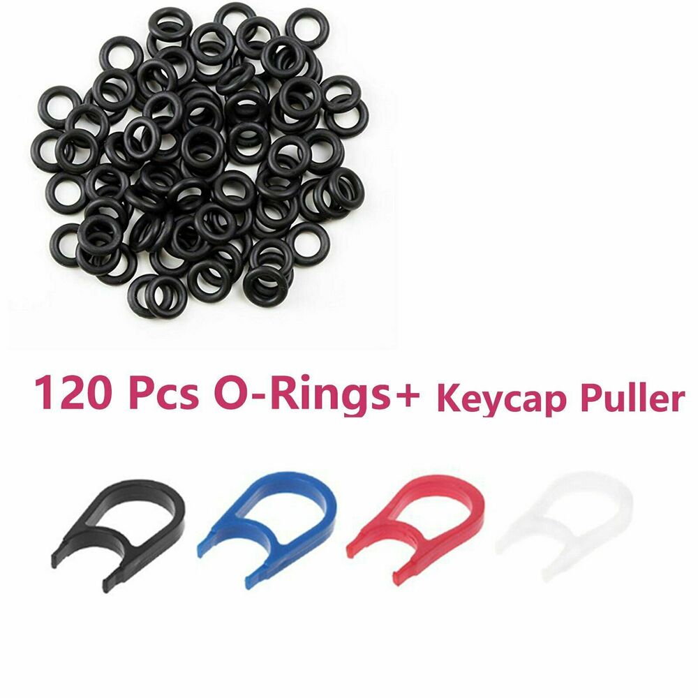 Keycap Rubber O-Ring Keyboard O Rings Switch Dampeners Cherry MX Key Stem 120 Pc