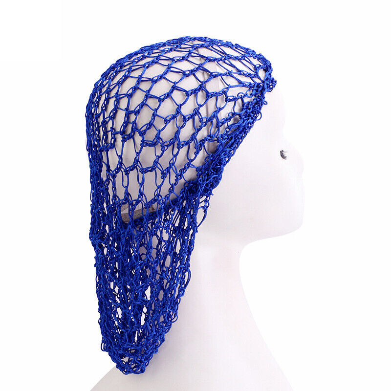 Womens Mesh Hair Net Crochet Cap Solid Hairnet Snood Sleeping Turban Hat Vintage