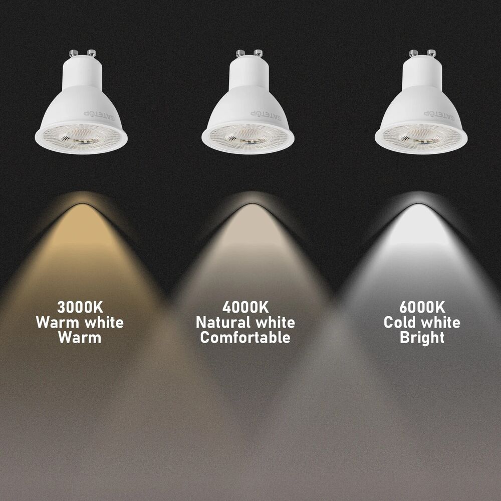 10X LED Bulb GU10 Globe Light Spotlight Warm Cool White Lamp Bright DownLight