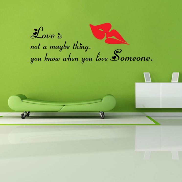 Wall Stickers Removable Love Someone Home Living Room Bedroom Decal Picture Art