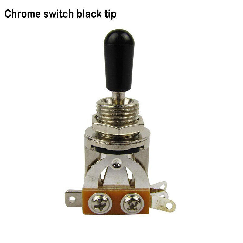 Guitar 3-way Toggle Switch, in Chrome, Black, Or Gold. Electric, Rhythm, Treble