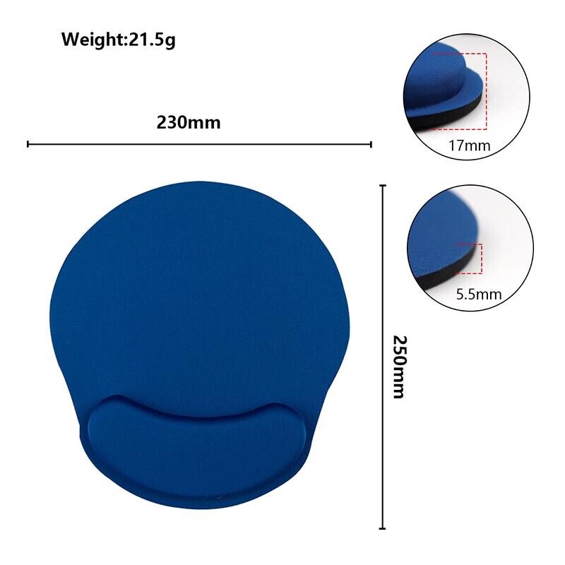 Non-Slip Ergonomic Comfort Mouse Pad Mice Mat Wrist Rest Support For Laptop PC