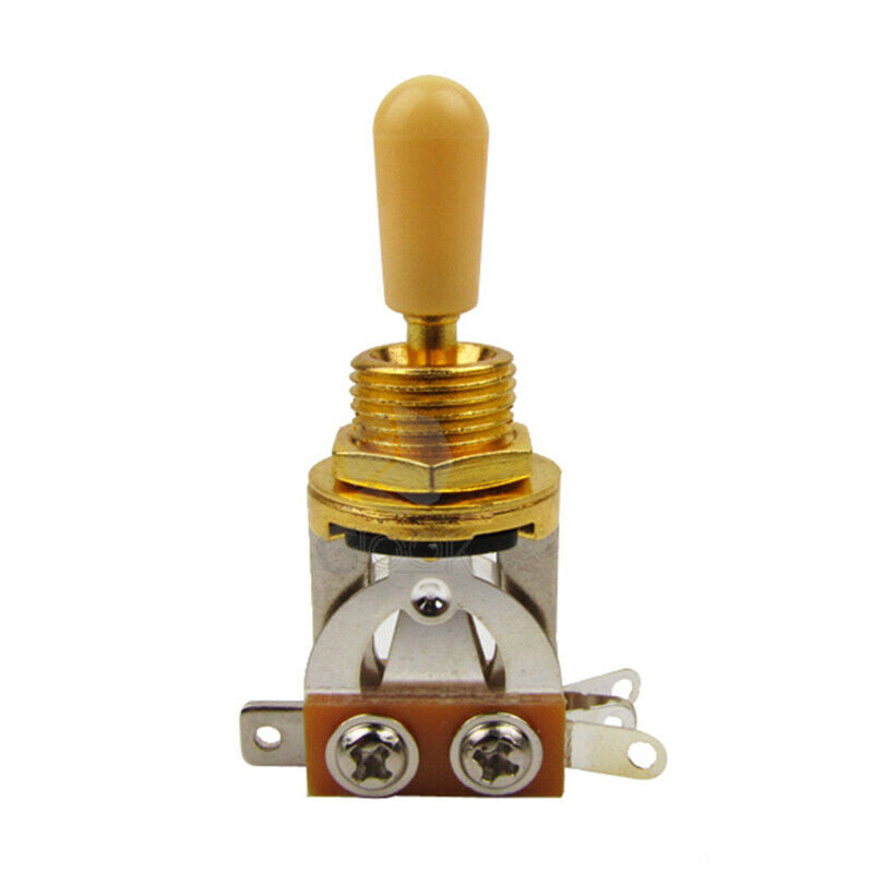 Guitar 3-way Toggle Switch, in Chrome, Black, Or Gold. Electric, Rhythm, Treble