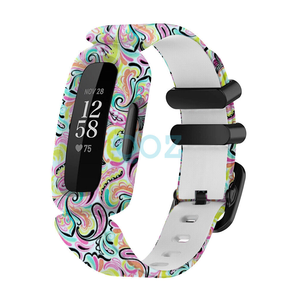 Kids Silicone Replacement Wristband Watch Band Strap For Fitbit Ace 3 Inspire 2