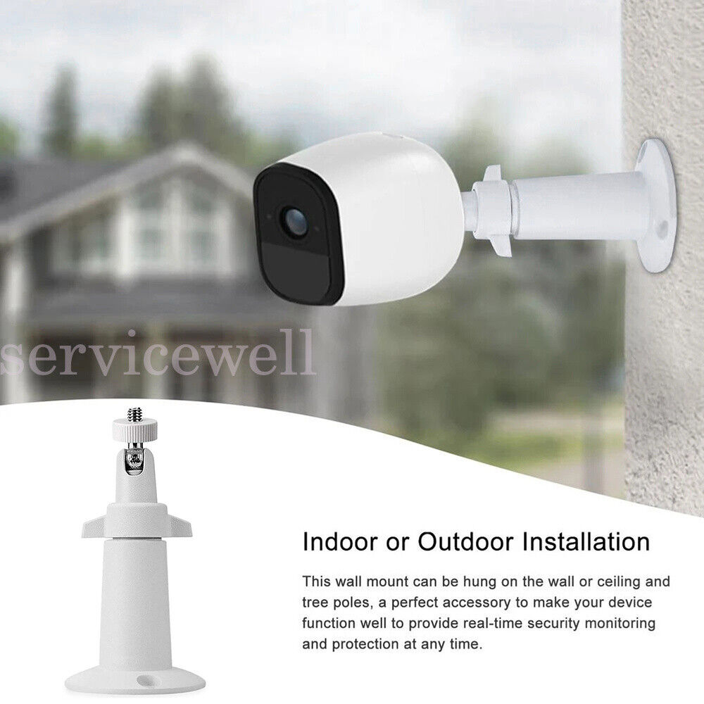 Security Camera Wall Mount Holder Adjustable Durable Indoor Outdoor for Arlo Pro