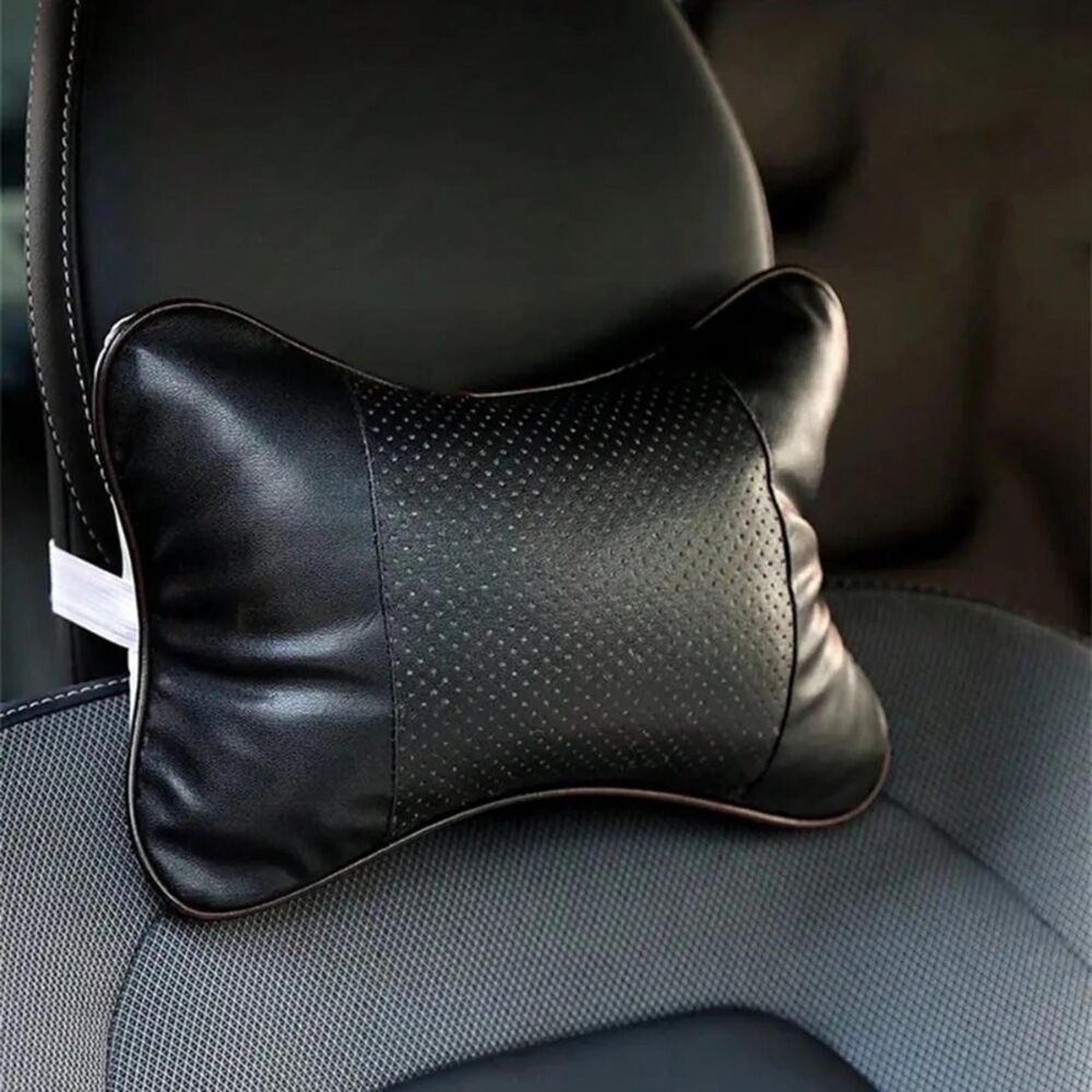 2x Car Seat Support Cushion Head Neck Rest Pad Travel Comfort Headrest Pillow