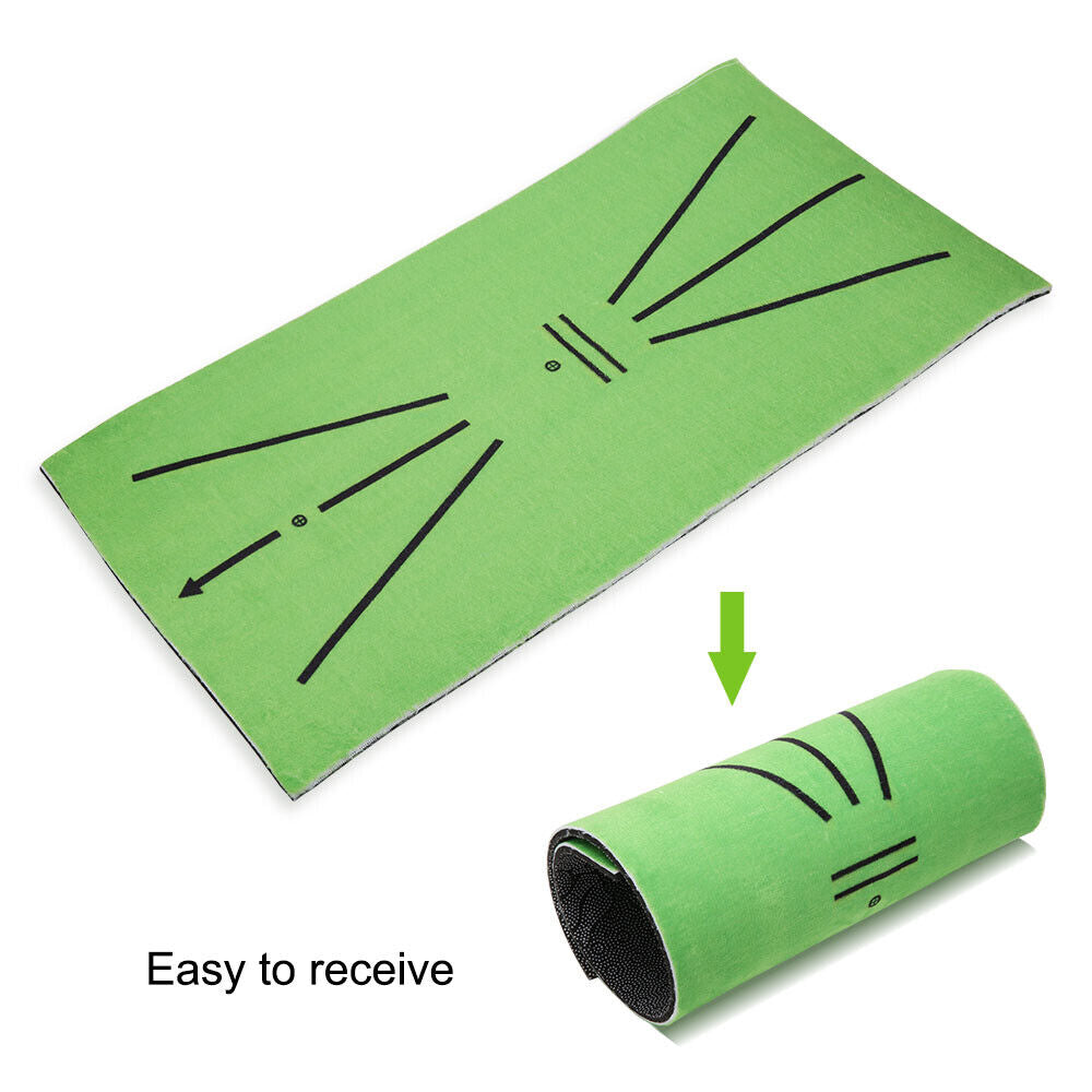 Golf Training Mat for Practice Swing Detection Batting Aid Game Trainer 30 x 60cm