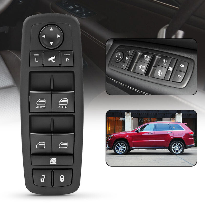 Right Hand Master Power Window Switch For Jeep Grand Cherokee 2014-15 68184803AA