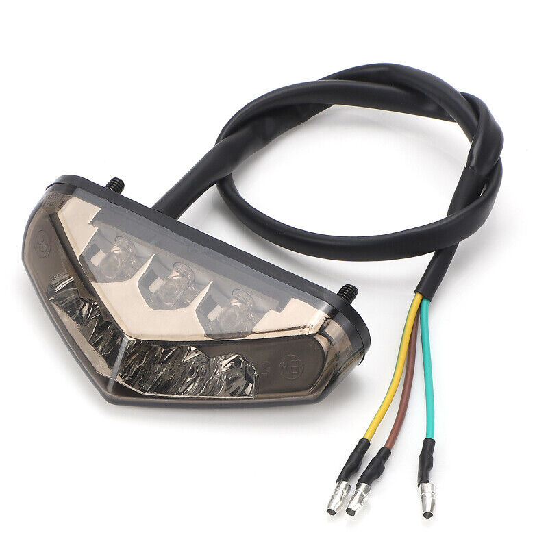 Motorcycle Mini Led Brake Tail Light License Plate Lamp 12V For Chopper Bobber