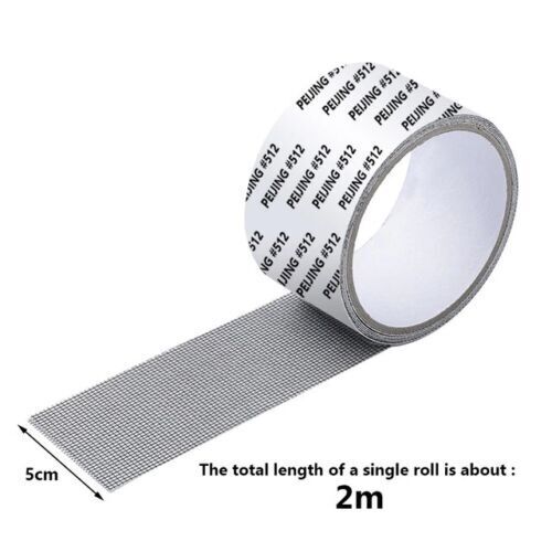 Screen Repair Tape Fly Insect Repellent Strong Window Door Self Adhesive