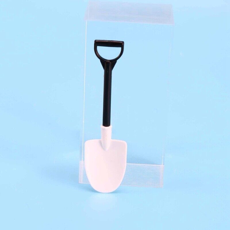 100Pcs Plastic Disposable Shovel Spoon Potted Cake Ice Cream Garden J5X1