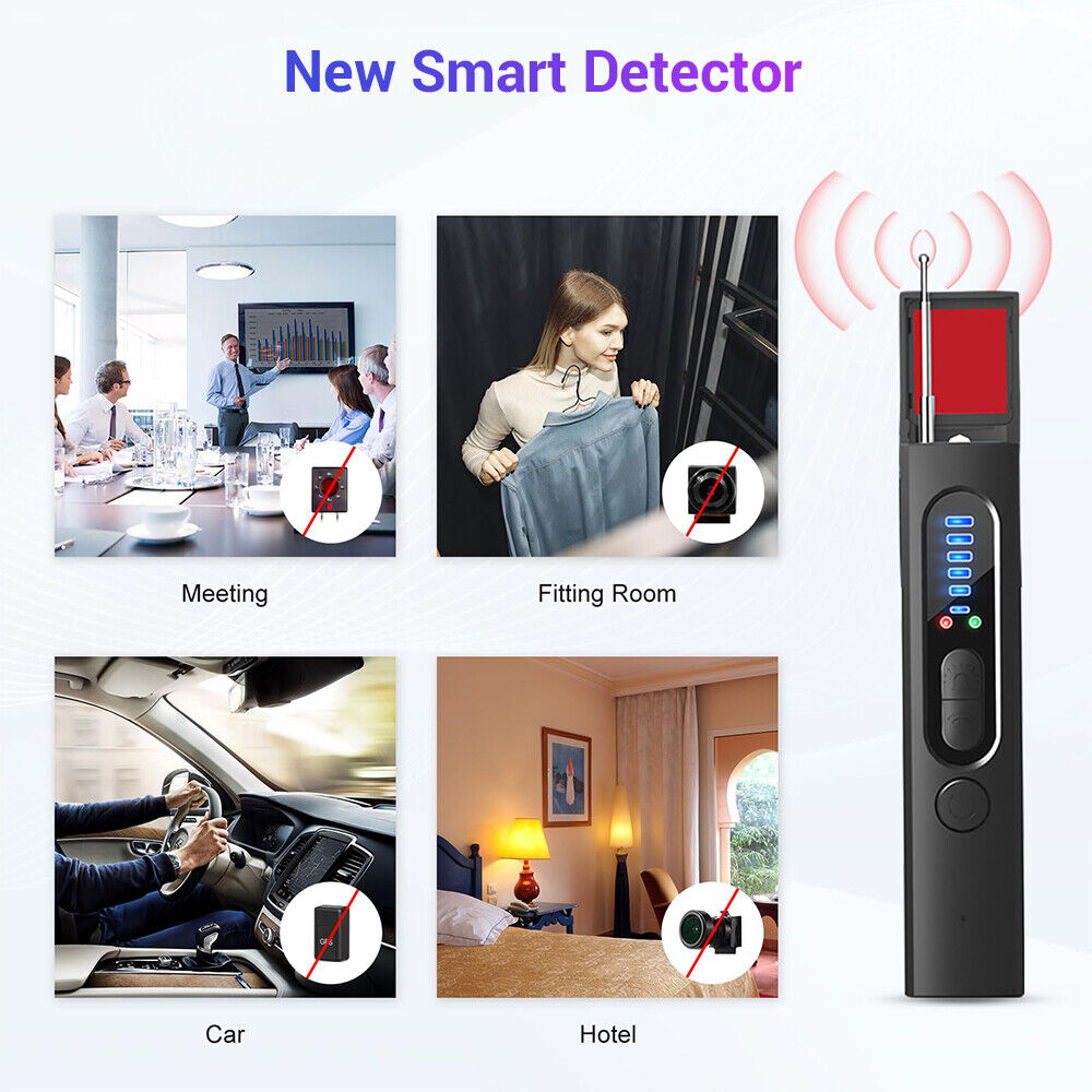 Hidden Camera Detector Bug Finder Anti Spy GPS Tracker Scanner