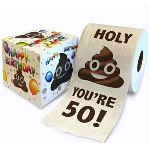 Funny Toilet Paper Roll Birthday Decoration Birthday Gifts for Women Men Gift